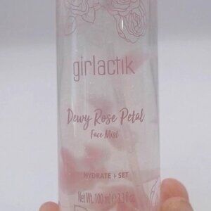 Girlactik Dewy Rose Petal Face Mist Hydrate + Set 3.3oz BNIB